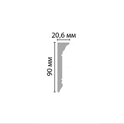 Молдинг окрашенный D226-115 Decomaster