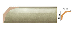 Плинтус потолочный окрашенный D109-373 Decomaster