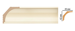 Плинтус потолочный окрашенный D109-61 Decomaster