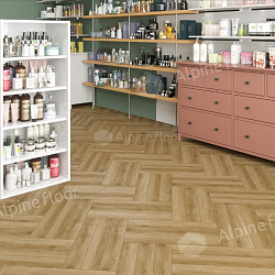 Ламинат ДУБ ЭЛЬЗАС HERRINGBONE 12 PRO ALPINE FLOOR ORIGINAL LF106-02 NEW