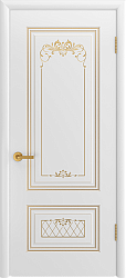 Дверь Аккорд3 Золотой век эмаль белая глухая Frant