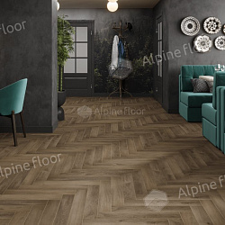 Ламинат ДУБ АНЖУ HERRINGBONE 8 PRO ALPINE FLOOR ORIGINAL LF102-11 NEW