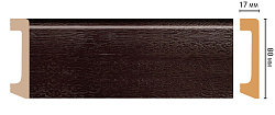 Плинтус окрашенный D235-433 ECO LINE Decomaster
