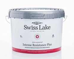 Краска интерьерная Intense Resistance Plus База С 9л Swiss Lake