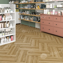 Ламинат ДУБ ЭЛЬЗАС HERRINGBONE 8 PRO ALPINE FLOOR ORIGINAL LF102-02 NEW