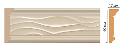 Плинтус потолочный окрашенный D219-61 Decomaster
