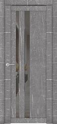 Дверь 30008/1 Юнилайн торос графит стекло Uberture