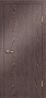 Дверь 500 Модерн ольха темная глухая Дверная Линия